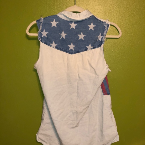 Volcom American flag jean cut off - Picture 3 of 3
